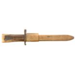 Ross Rifle bayonet and scabbard