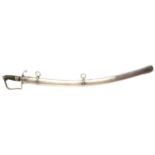 1796 pattern light cavalry reproduction sabre and scabbard.