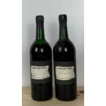 2 Bottles Quinta do Noval Vintage Port 1966 (t/s & mus)(Bottled by Whitwham & Co Altrincham)