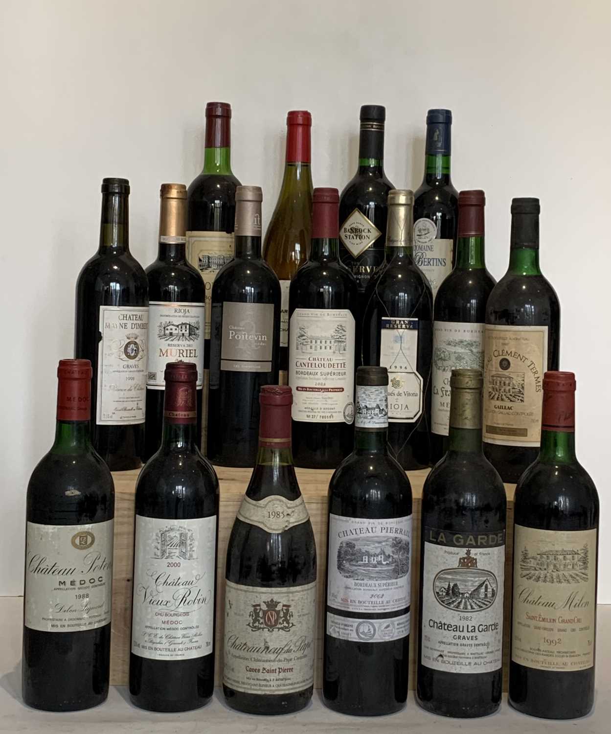 17 Bottles Mixed Lot Good Drinking wine