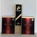 3 Bottles Mixed Lot Remy Martin Cognac