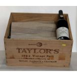 11 Bottles (in OWC) Taylor’s Vintage Port 1983