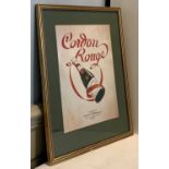 A collection of 4 very finely framed Champagne Prints and Posters