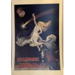 An Unframed print Champagne De Venoge