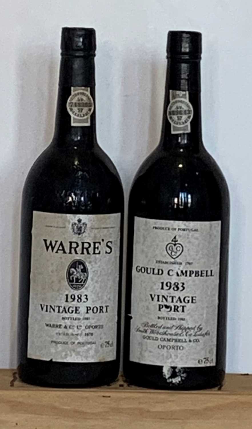 2 Bottles Mixed Lot 1983 Vintage Port