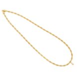 An 18ct gold necklace by Wellendorff,