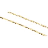 A 9ct gold chain necklace,