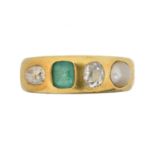 A late Victorian vari-gem band ring,