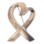 A 'Loving Heart' brooch by Paloma Picasso for Tiffany & Co.,
