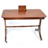 Regency mahogany writing table