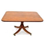 Regency mahogany breakfast table