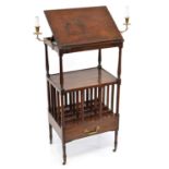 George III mahogany book stand