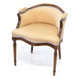 Mid-20th-century low back chair