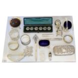 A selection of silver,