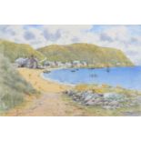 Warren Williams A.R.C.A. (British 1863-1941) "Porthdinllaen", watercolour.