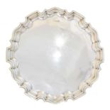 An Elizabeth II silver salver,