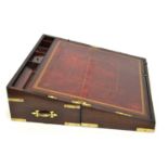 George III mahogany writing box