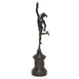 Bronze figure of Mercury, After Giambologna (Jean de Bologne)