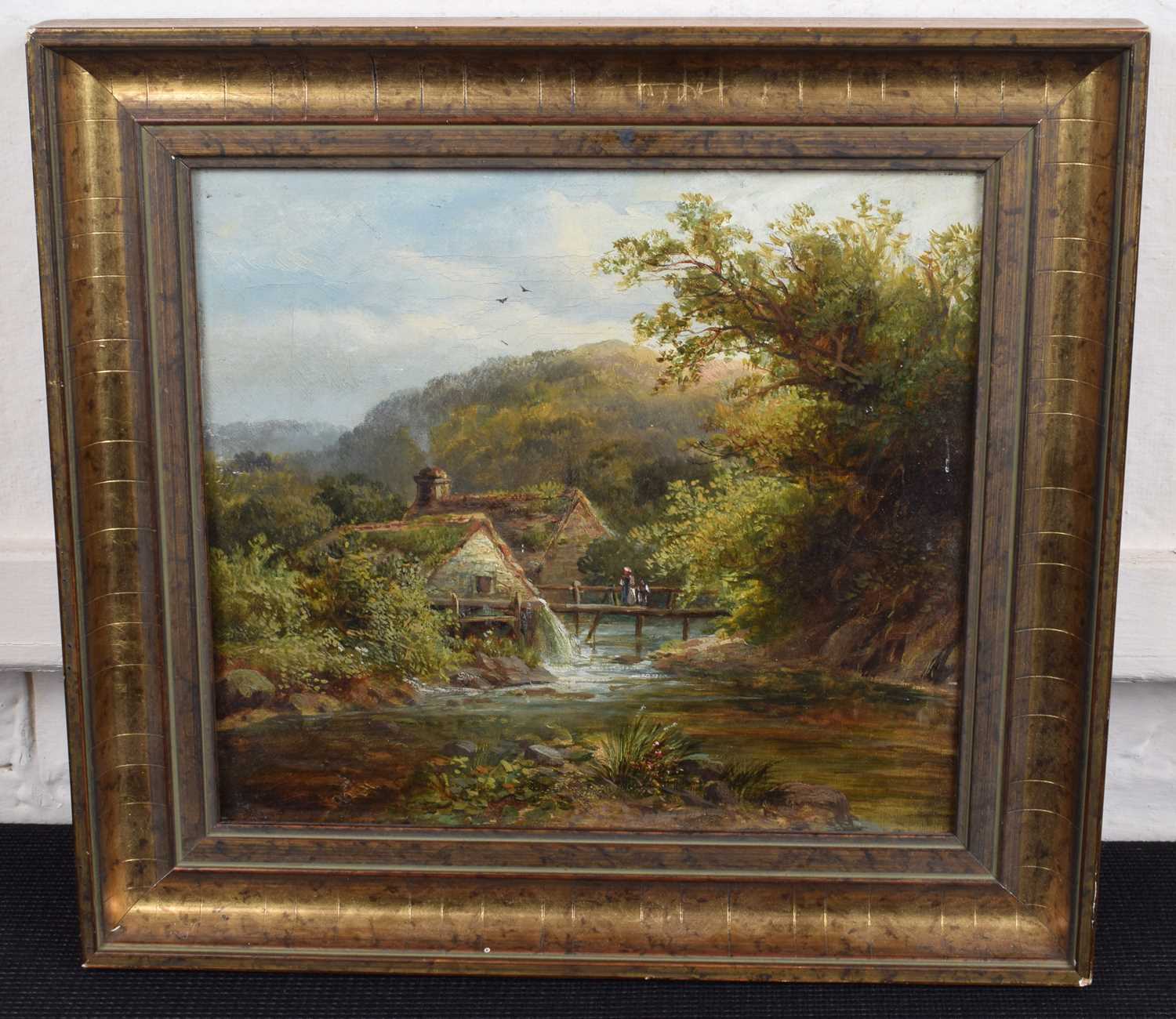 British School (19th century) "Mill on the Arran, North Wales", oil. - Image 2 of 2