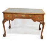 Mid 20th century walnut veneered writing desk,