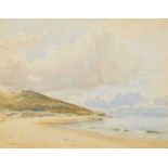 David West R.S.W. (Scottish 1868-1936) "Covesea, Moray Firth", watercolour.