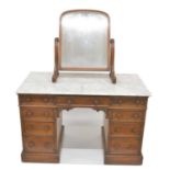 Victorian mahogany washstand