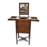 George III mahogany washstand