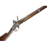 Unusual French Charleville flintlock rifled musket