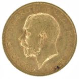 King George V, Sovereign, 1912.