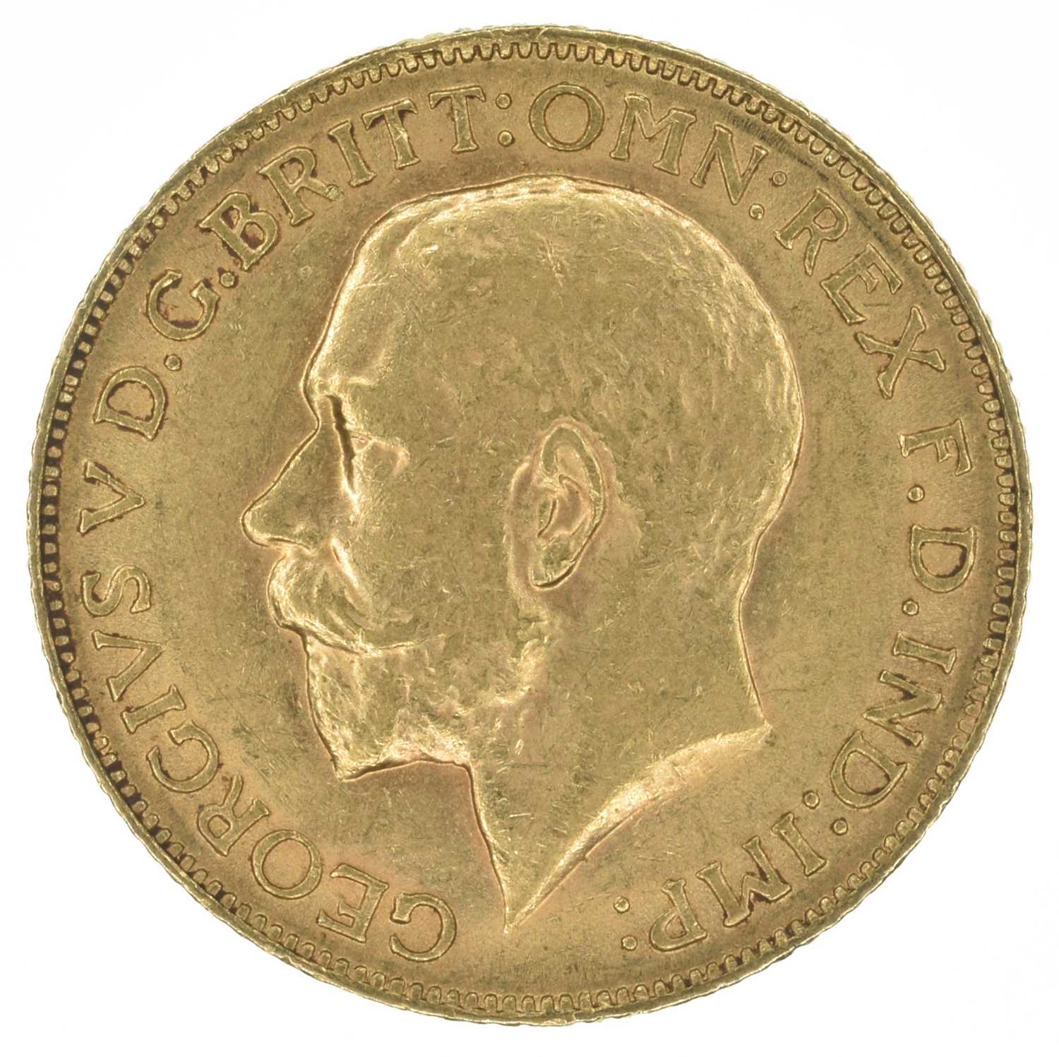 King George V, Sovereign, 1913.