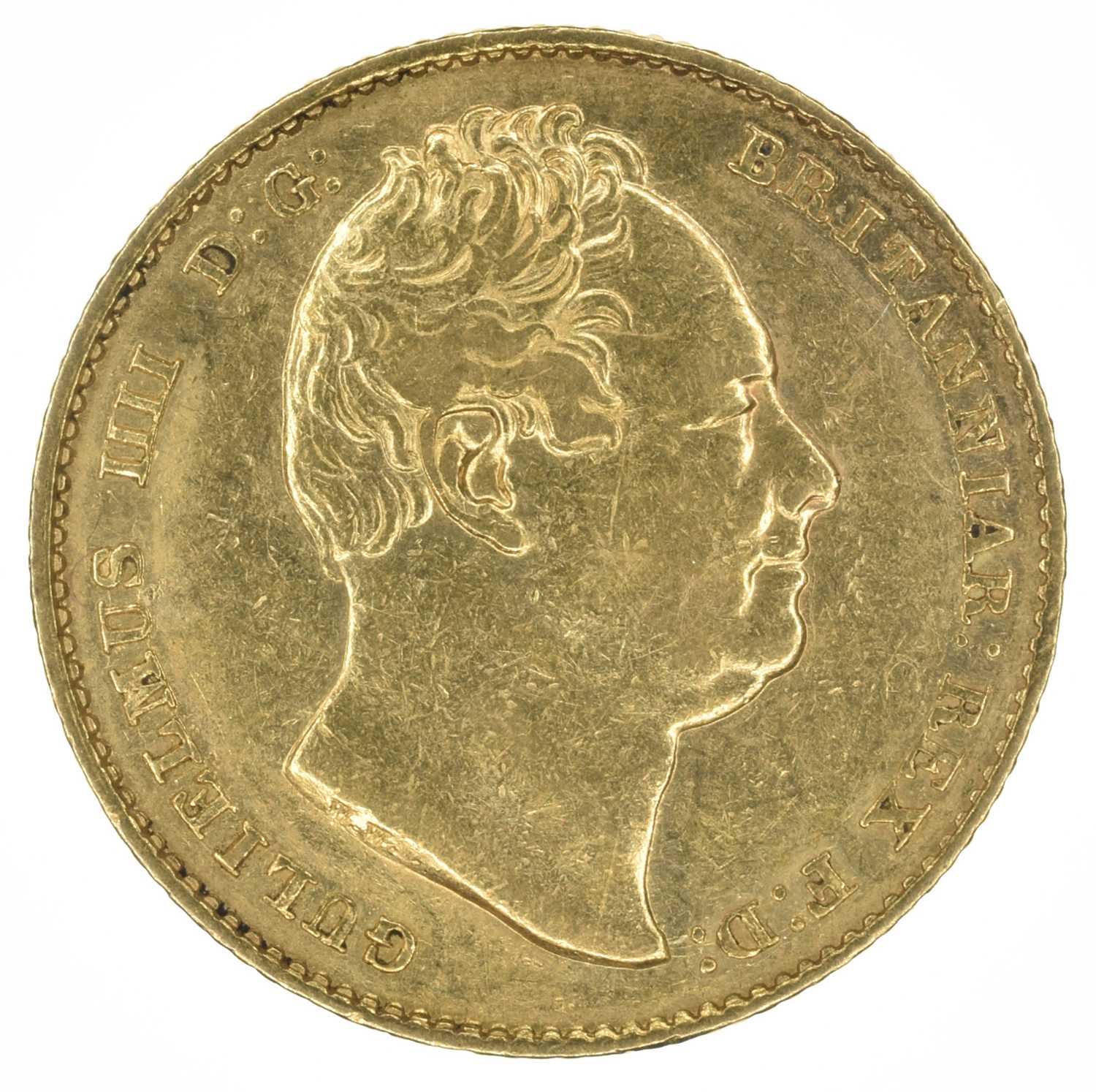 King William IV, Sovereign, 1833.