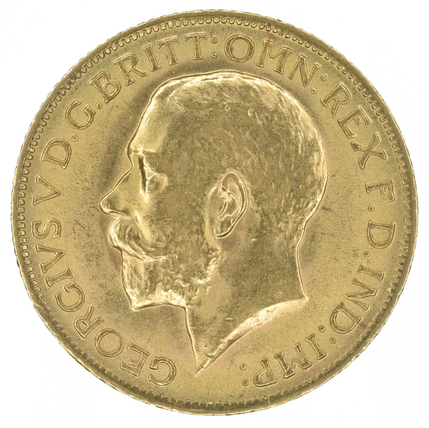 King George V, Sovereign, 1914.