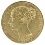 Queen Victoria, Sovereign, 1856.