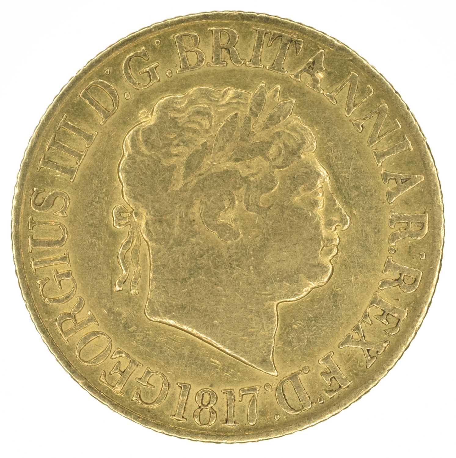 King George III, Sovereign, 1817.