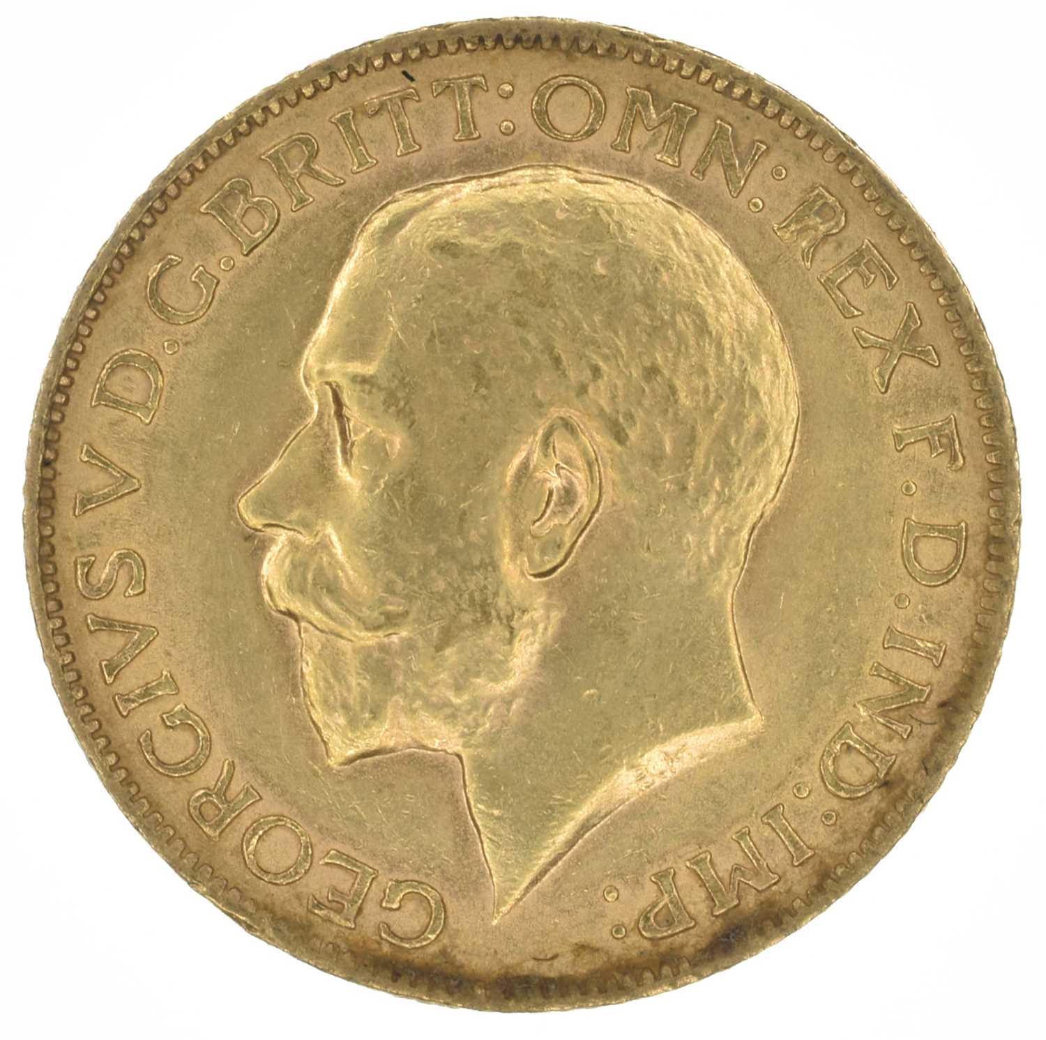 King George V, Sovereign, 1912.