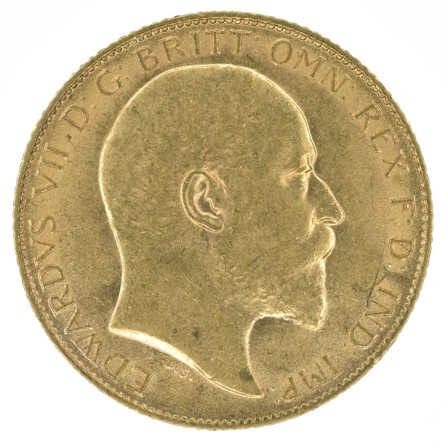 King Edward VII, Half-Sovereign, 1910.