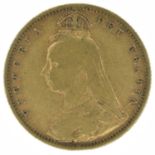 Queen Victoria, Half-Sovereign, 1891, Sydney Mint.