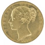 Queen Victoria, Sovereign, 1866.