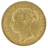 Queen Victoria, Sovereign, 1887, Sydney Mint.
