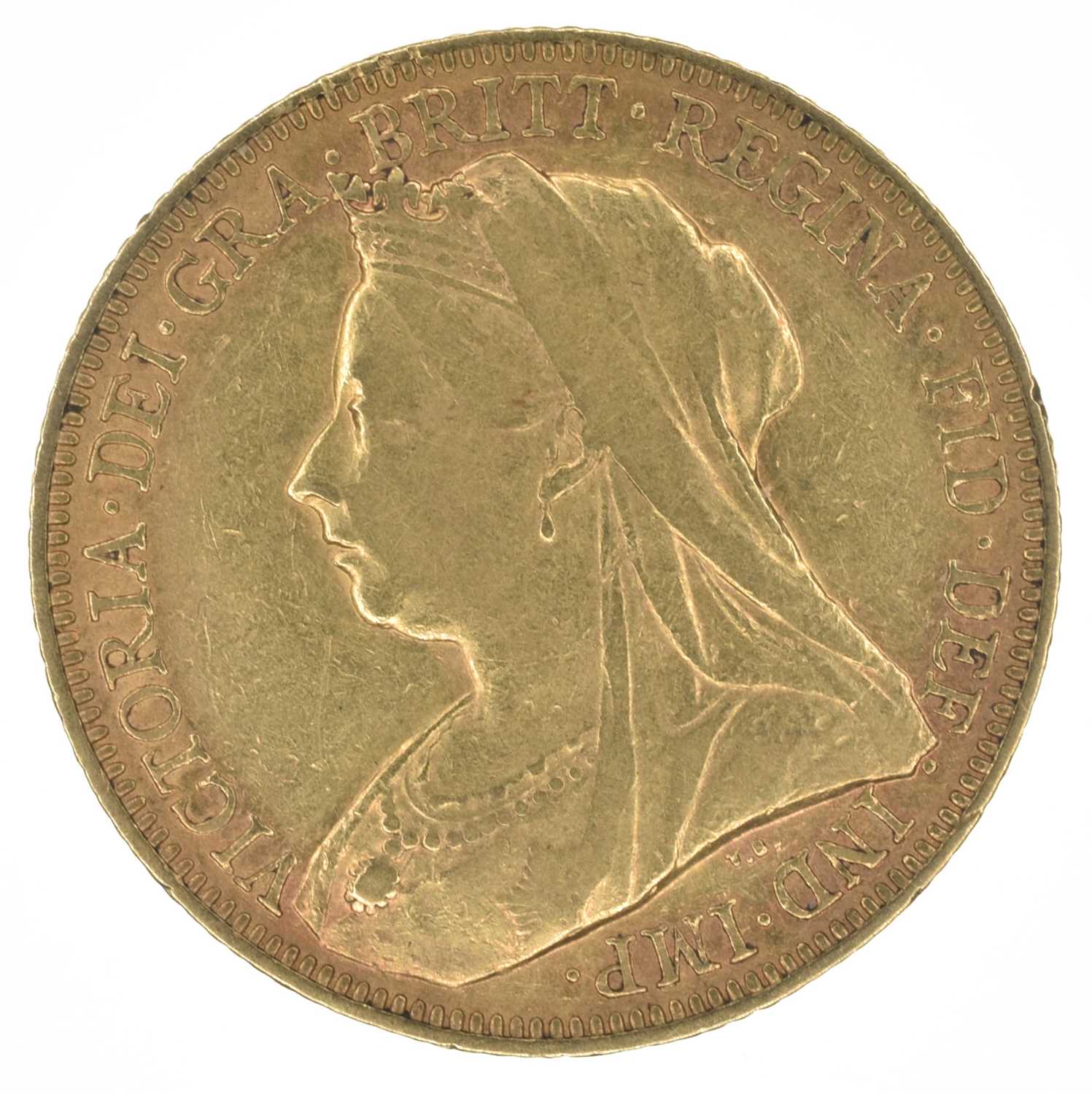 Queen Victoria, Sovereign, 1900, Melbourne Mint.