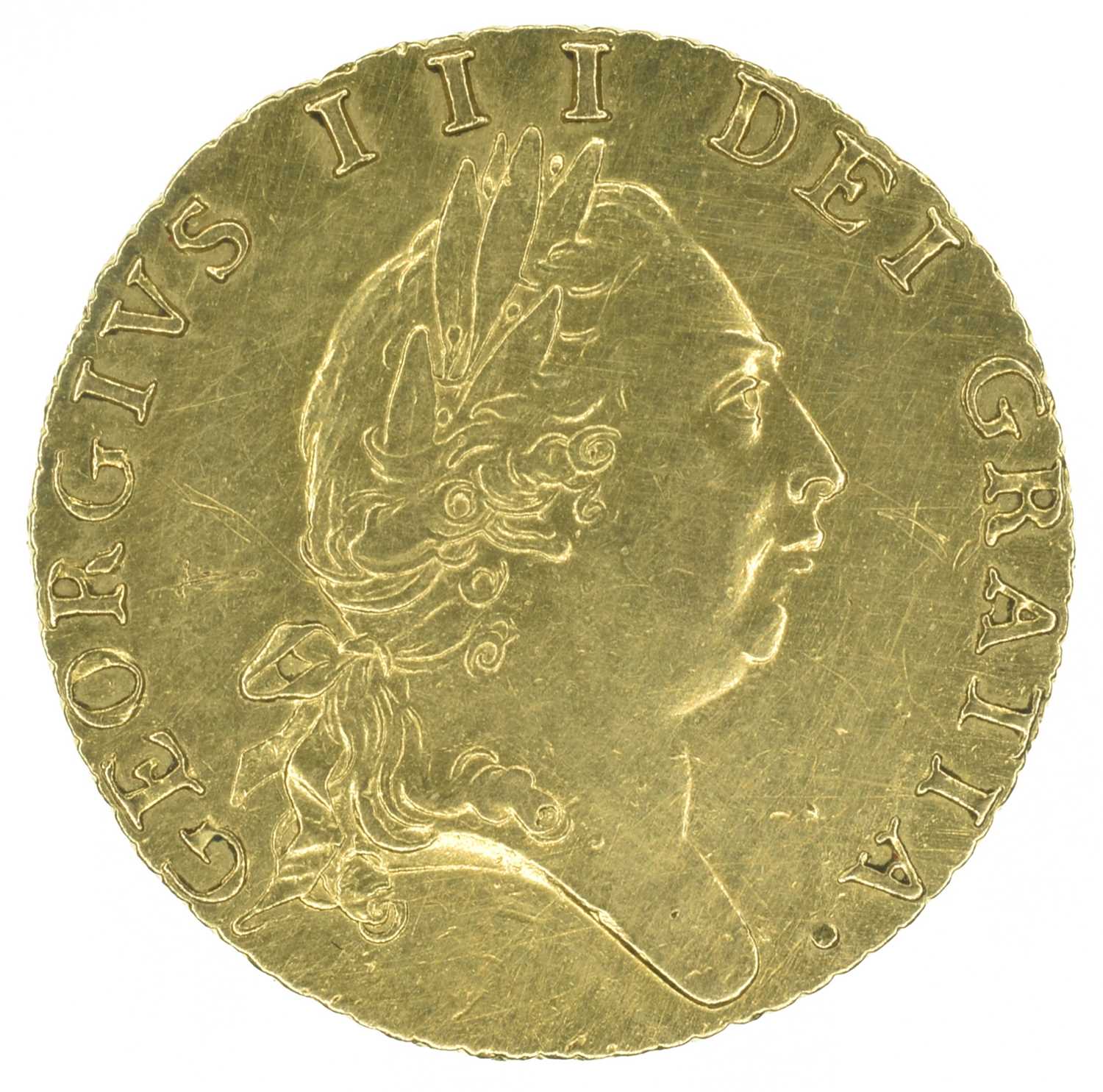 King George III, Half-Guinea, 1787.