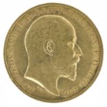 King Edward VII, Half-Sovereign, 1908.