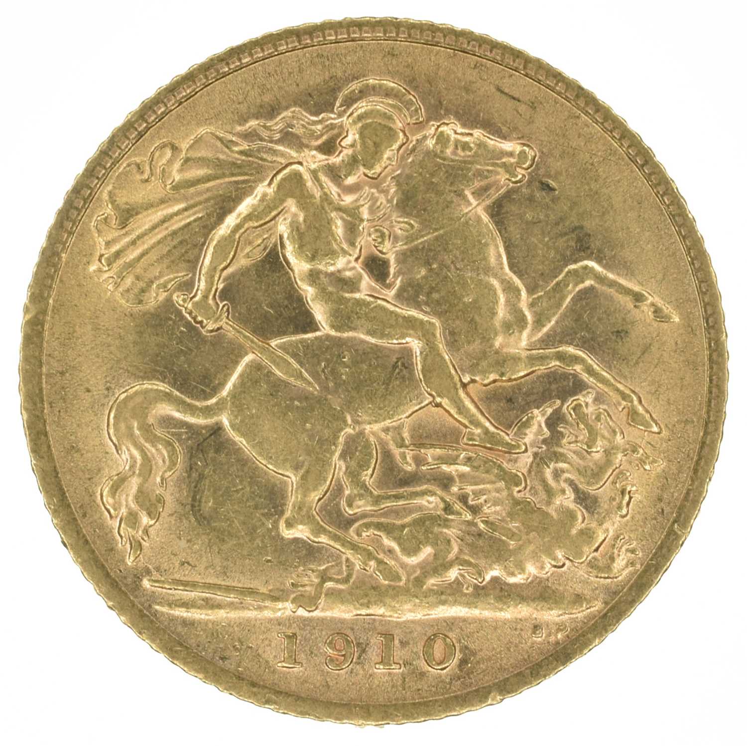 King Edward VII, Half-Sovereign, 1910. - Image 2 of 2