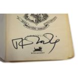 JK Rowling signed volume of Harry Potter and the Chamber of Secrets