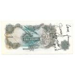 George Harrison autograph on a £1 note