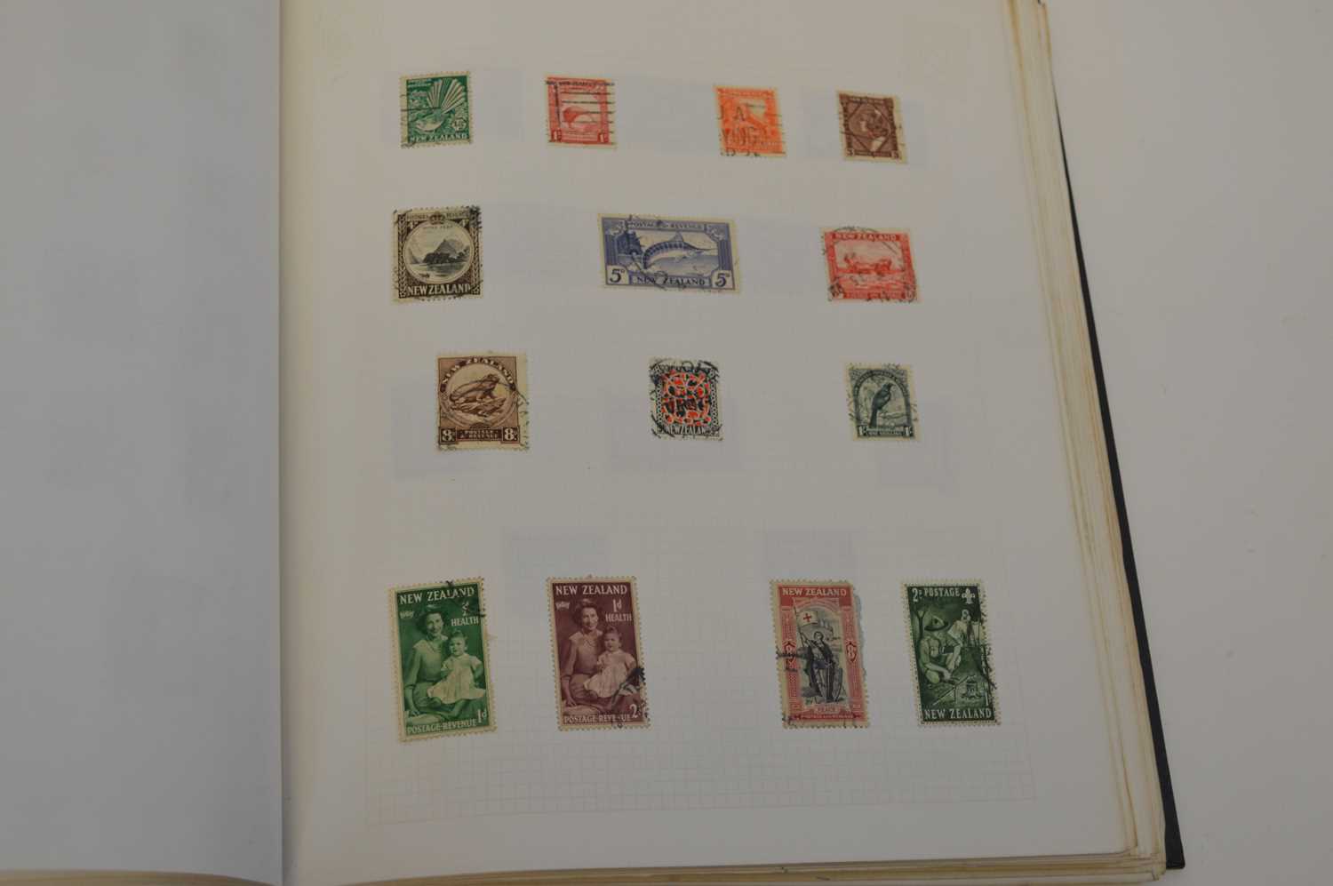 Stamp collection in two albums and folders - Image 2 of 16