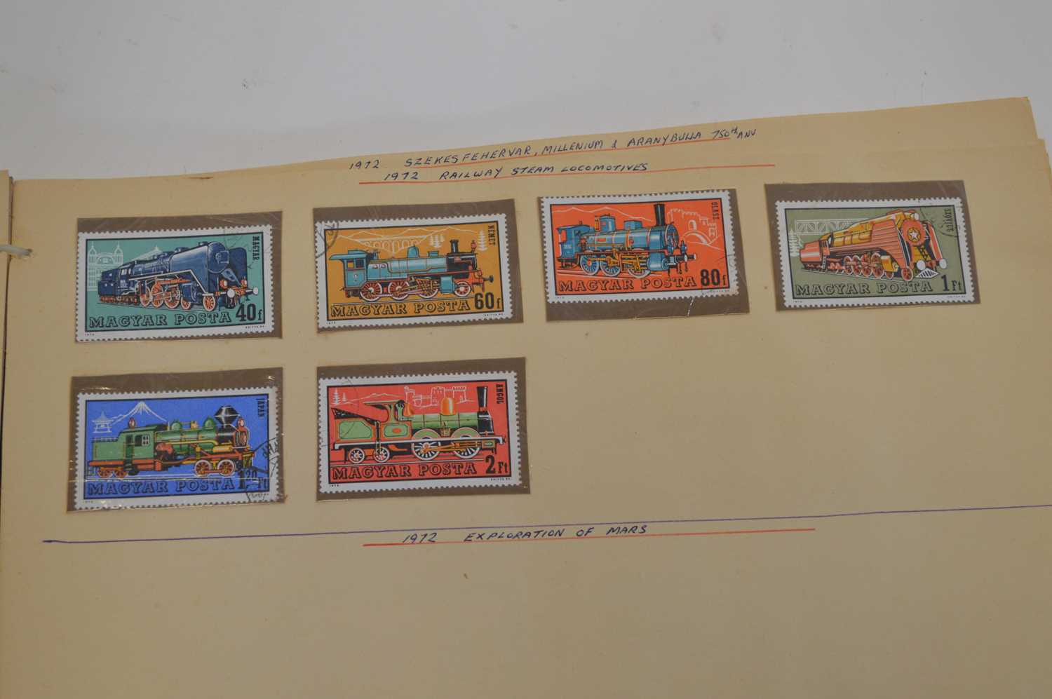 Stamp collection in two albums and folders - Image 11 of 16