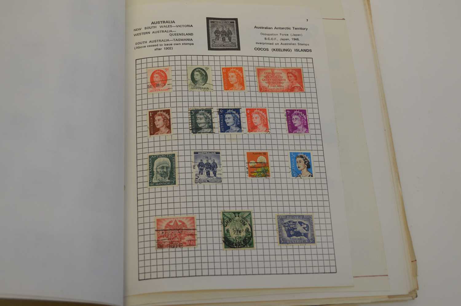 Stamp collection in two albums and folders - Image 4 of 16