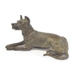 Cold Painted Bronze Figure of a Dog After Franz Bergman