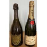 2 Bottles Champagne Moet et Chandon including ‘Dom Perignon’